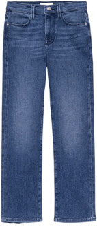 Hoge Straight Jeans Frame , Blue , Heren - W29,W28,W25,W33,W26
