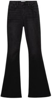 Hoge Taille Flare Jeans Frame , Black , Dames - W26,W31,W32