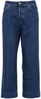 Hoge Taille Straight Leg Jeans Don The Fuller , Blue , Dames - W27