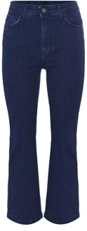Hoge taille stretch katoenen bootcut jeans Kocca , Blue , Dames - W26,W32,W29,W24,W25,W31,W30,W27,W33,W28