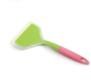 Hoge Temperatuur Non-stick Siliconen Pan Spatel Keuken Kookgerei Kookgerei Onderdelen Kookgerei Keuken Gereedschap 03 roze