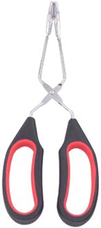 Hoge Temperatuur Weerstand Tang Plastic Silicone Tang Voor Voedsel Bakken Brood Tang Barbecue Grill Draad Tang Keuken Barbecu zwart