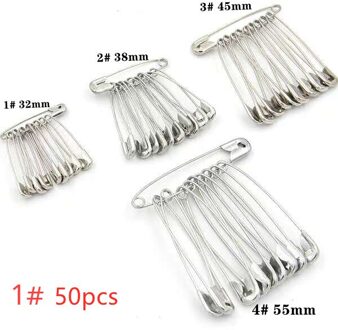 Hoge Veiligheid Pinnen Metalen Bevestiging Gespen Kleine Broches Diy Sjaals Dekens Kleding Naaien Gereedschap Leren Kantoorbenodigdheden A-50stk