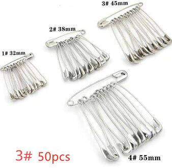 Hoge Veiligheid Pinnen Metalen Bevestiging Gespen Kleine Broches Diy Sjaals Dekens Kleding Naaien Gereedschap Leren Kantoorbenodigdheden C-50stk