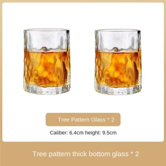 Hoge Witte Materiaal Glas Water Cup 250Ml Thuis Prachtige Wijn Glas Creatieve Cola Bier Drinkbeker Geschikt Voor Tree patroon 250ml 2