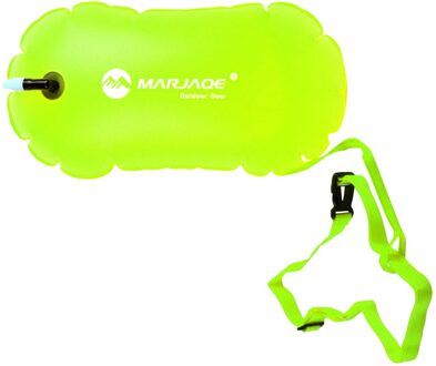 Hoge Zichtbaarheid Fluo Geel Zwemmen Bubble Zwemmen Tow Float Veiligheid Boei Voor Open Water Zwemmers/Kajakkers/Snorkelers/triatleten