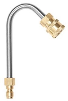 Hogedrukreiniger Gutter Cleaner Bevestiging Voor Lance/Wand 1/4 "Snelkoppeling Messing Rvs stijl 3