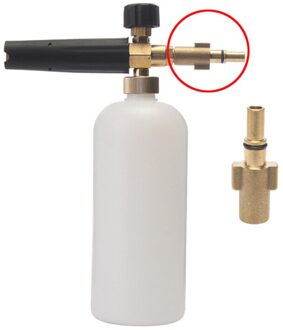 Hogedrukreiniger Schuim Lance Messing Adapter Connector Past Voor Aqt Black & Decker Schuimlans Adapters 3000 Psi/200 bar 1/4 Inch
