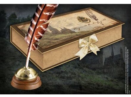 Hogwarts schrijfveer met pot en inkt