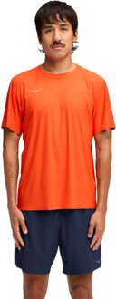 HOKA Airolite Run T-Shirt 2.0 Heren oranje - 2XL