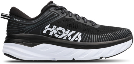 HOKA Bondi 7 Sneakers Heren - Zwart - Maat 42 - Mesh/Synthetisch Black
