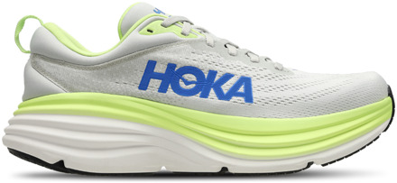 HOKA Bondi 8 Sneakers Heren - Wit - Maat 42 - Mesh/Synthetisch White