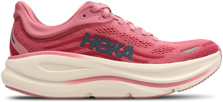 HOKA Bondi 9 Sneakers Dames - Marron - Maat 36 2/3 - Mesh/Synthetisch Maroon
