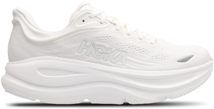 HOKA Bondi 9 Sneakers Heren - Wit - Maat 44 - Mesh/Synthetisch White