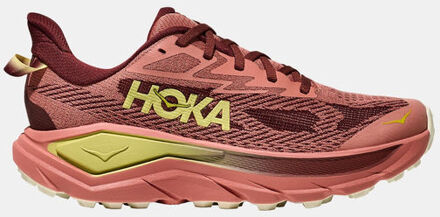 HOKA Challenger 8 Trailschoen Dames Rood - UK 5.5