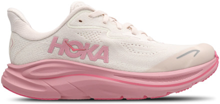 HOKA Clifton 10 Kindersneakers - Beige - Maat 40 - Mesh/Synthetisch