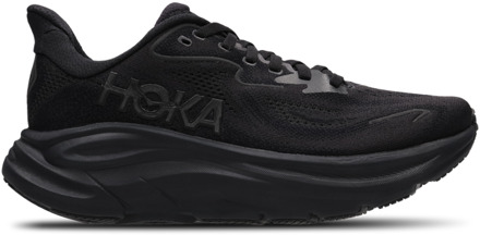 HOKA Clifton 10 Sneakers Dames - Zwart - Maat 39 1/3 - Mesh/Synthetisch Black