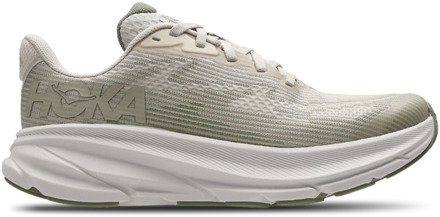 HOKA Clifton 9 Kindersneakers - Beige - Maat 36 2/3 - Plastic