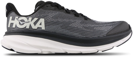 HOKA Clifton 9 Kindersneakers - Zwart - Maat 36 2/3 - Mesh/Synthetisch Black