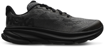 HOKA Clifton 9 Kindersneakers - Zwart - Maat 36 2/3 - Plastic Black