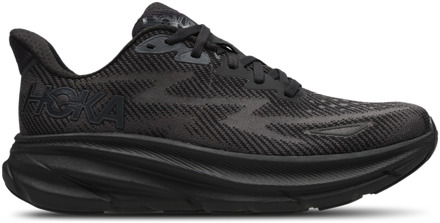 HOKA Clifton 9 Sneakers Dames - Zwart - Maat 36 2/3 - Mesh/Synthetisch Black