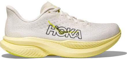 HOKA Mach 6 Dames wit/geel - 40 2/3