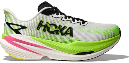 HOKA Mach X 3 Dames wit/groen - 38 2/3