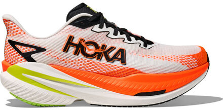 HOKA Mach X 3 Heren wit/oranje - 41 1/3