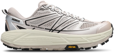 HOKA Mafate Speed Sneakers Heren - Beige - Maat 45 1/3 - Mesh/Synthetisch