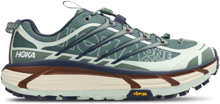 HOKA Mafate Three2 Sneakers Heren - Blauw - Maat 40 2/3 - Mesh/Synthetisch Blue