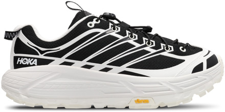 HOKA Mafate Three2 Wordmark Sneakers Heren - Zwart - Maat 46 2/3 - Mesh/Synthetisch Black
