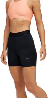 HOKA Novafly 6 Knit Short Dames zwart - XS