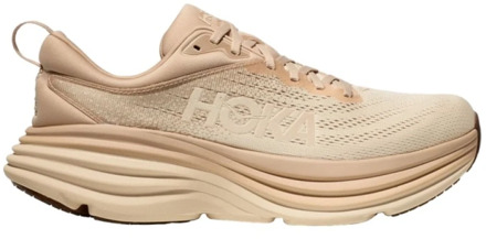 Hoka One One Bondi 8 hardloopschoenen Hoka One One , Beige , Heren - 45 1/3 EU