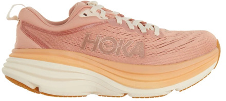 Hoka One One Bondi 8 Sneaker Hoka One One , Pink , Dames - 38 1/2 Eu,37 Eu,38 EU