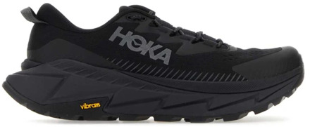 Hoka One One Zwarte Skyline-Float Sneakers van Stof Hoka One One , Black , Heren - 41 Eu,40 1/2 EU