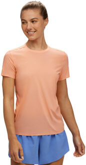 HOKA Performance Run T-Shirt Dames oranje - L