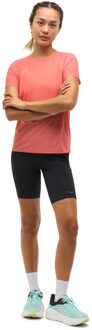 HOKA Performance Run T-Shirt Dames roze - XS