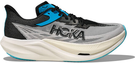 HOKA Rocket X 3 wit/blauw - 39 1/3
