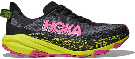 HOKA Speedgoat 6 Dames zwart/roze - 38 2/3