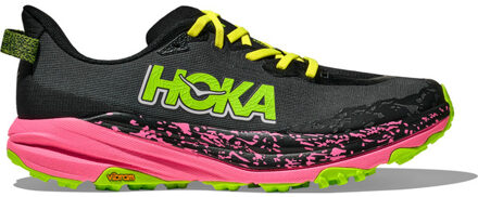 HOKA Speedgoat 6 Heren zwart/roze - 44 2/3