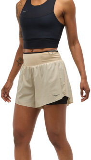 HOKA Trail Short Dames beige - L