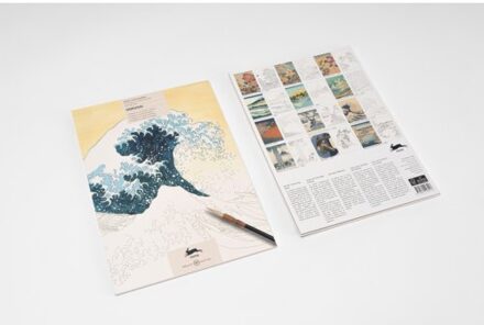 Hokusai - Artists' Colouring Book - Pepin van Roojen