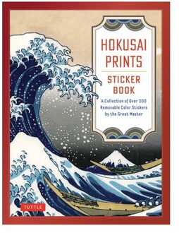 Hokusai Prints Sticker Book - Katsushika Hokusai