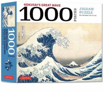 Hokusai's Great Wave - 1000 Piece Jigsaw Puzzle: Finished Size 29 In X 20 Inch (74 X 51 Cm) - Tuttle Studio