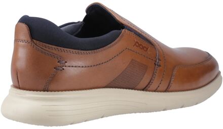 Holden Leer/Textiel Heren Cognac Sportschoenen - maat EU 39/ UK 6 Bruin