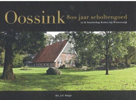Holders Media Oossink 800 jaar scholtengoed - Boek J.H. Meijer (9090296395)