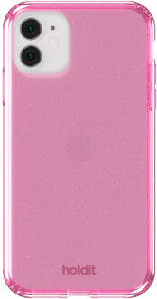 Holdit Glitter Case voor de Apple iPhone 11 / Xr - Roze