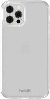 Holdit Glitter Case voor de Apple iPhone 12 (Pro) - Wit