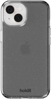 Holdit Glitter Case voor de Apple iPhone 15 / 14 / 13 - Zwart