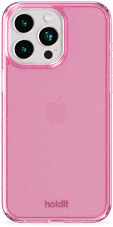 Holdit Glitter Case voor de Apple iPhone 15 Pro - Roze
